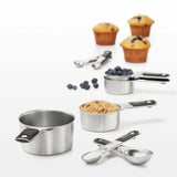 Stainless Steel Measuring Cups and Spoons Set O0