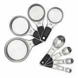 Stainless Steel Measuring Cups and Spoons Set O0