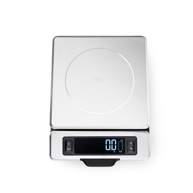 11 lb Stainless Steel Food Scale with Pull out Display J2