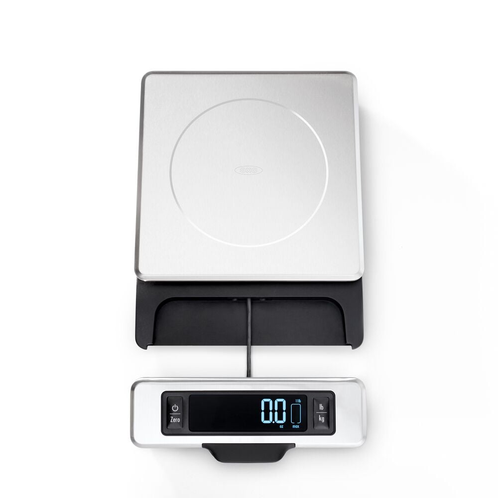 11 lb Stainless Steel Food Scale with Pull out Display J2