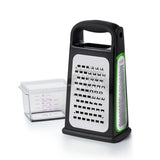 Etched Box Grater With Removable Zester O5