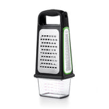 Etched Box Grater With Removable Zester O5