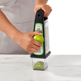 Etched Box Grater With Removable Zester O5