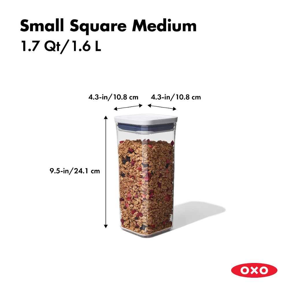 POP Container - Small Square Medium (1.7 Qt.) C1