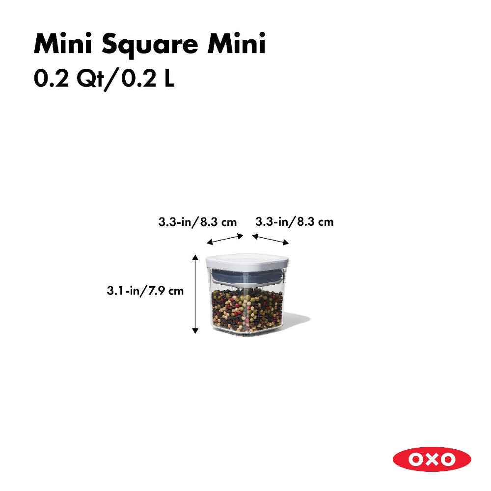 POP Container - Mini Square Mini (0.2 Qt.) B6