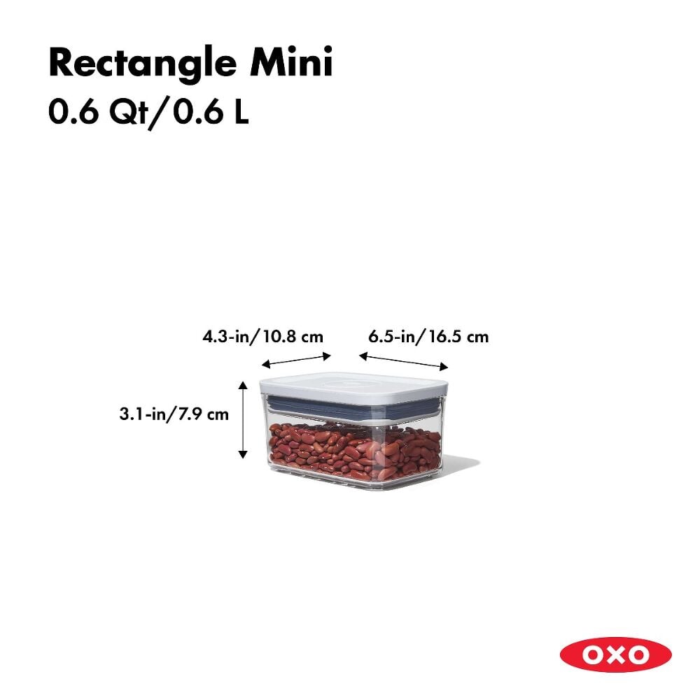 POP Container - Rectangle Mini (0.6 Qt.) N2