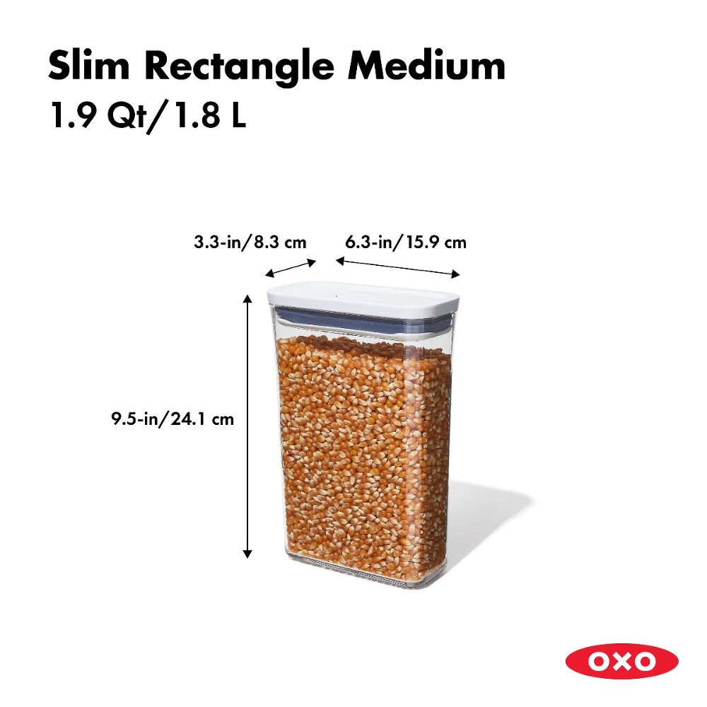 POP Container - Slim Rectangle Medium (1.9 Qt.) A9