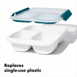 Prep & Go 4.1-Cup Divided Container T6