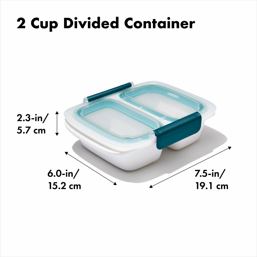 Prep & Go 2-Cup Divided Container T3