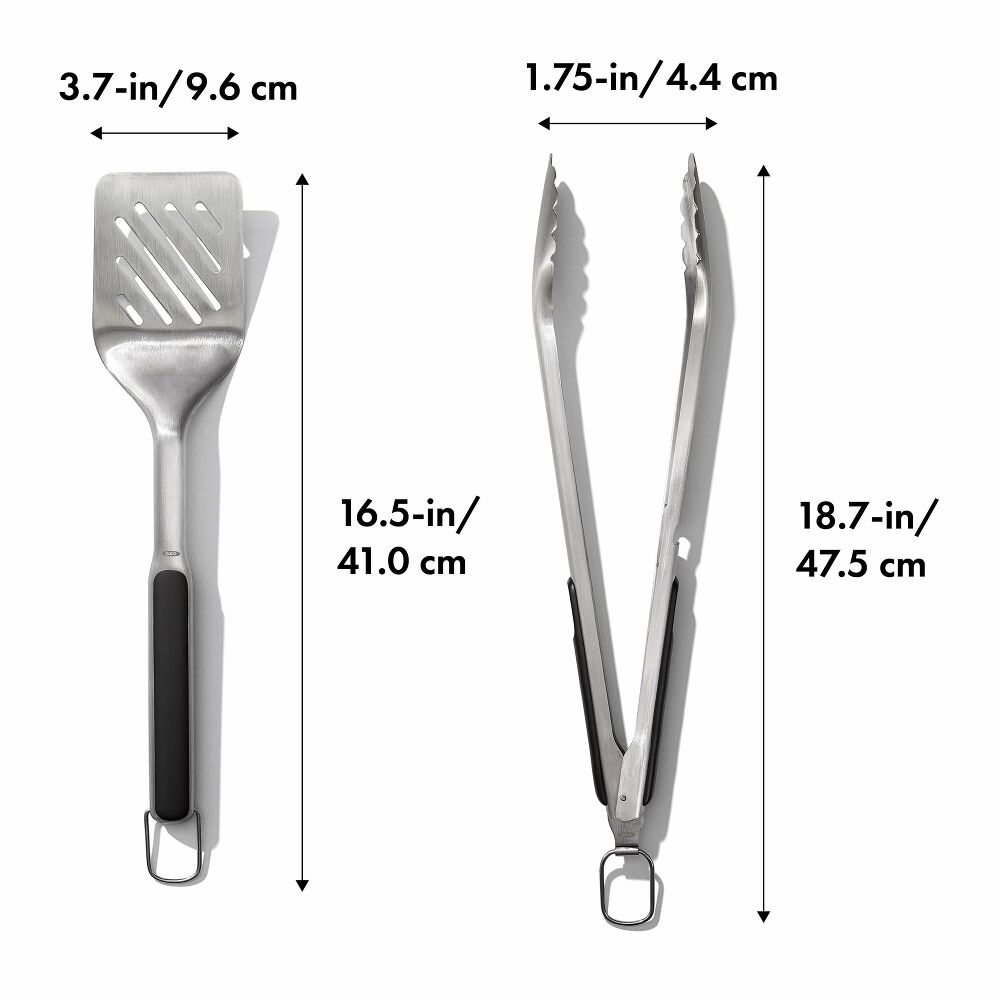 OXO Good Grips Grilling Turner and Tongs Set R5