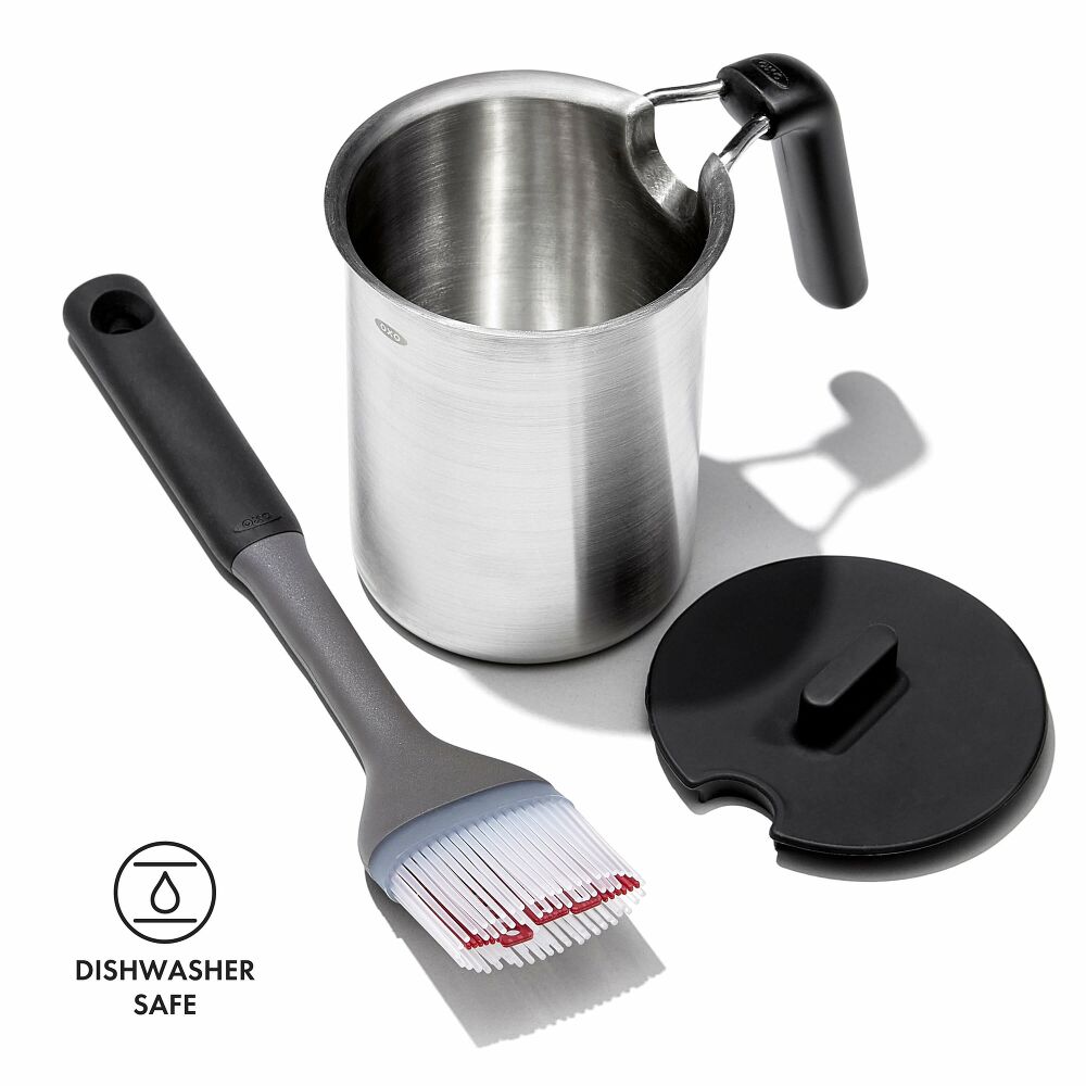 Grilling Basting Pot and Brush Set B2