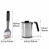 Grilling Basting Pot and Brush Set B2