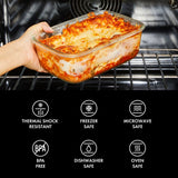 16 Piece Glass Smart Seal Everyday Container Set F6
