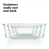 16 Piece Glass Smart Seal Everyday Container Set F6