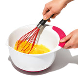 3 Piece Mixing Bowl Set New Colored Handles S5