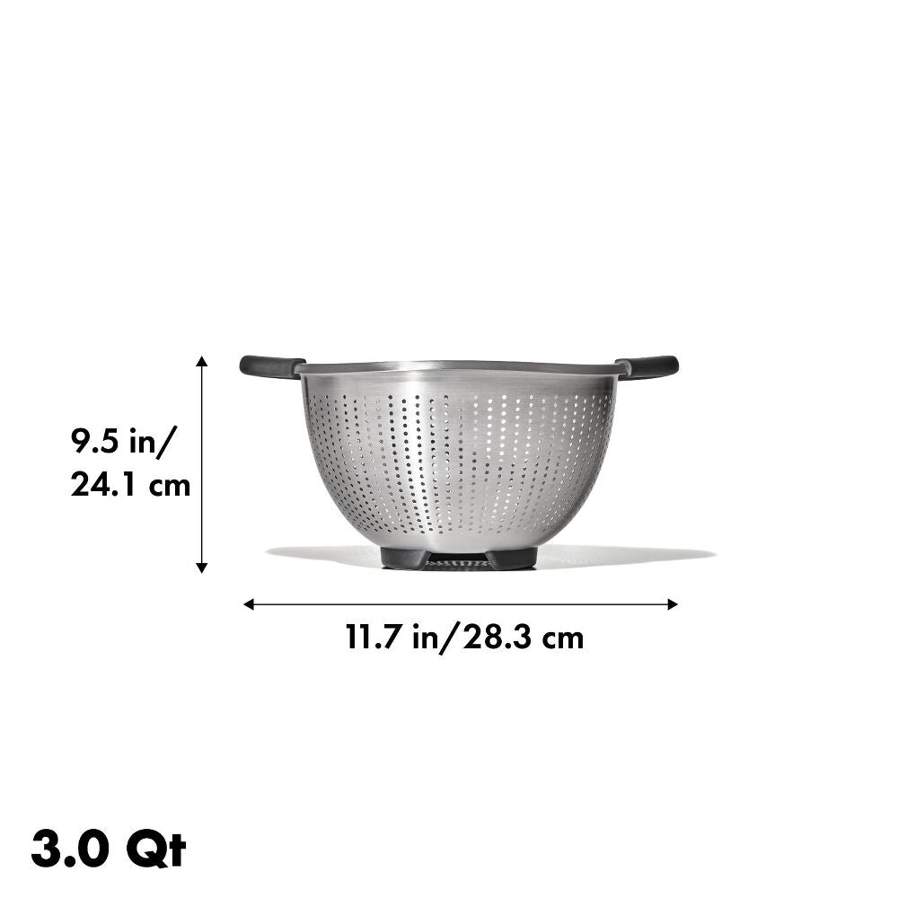 Stainless Steel 3 qt./ 2.8L Colander N3