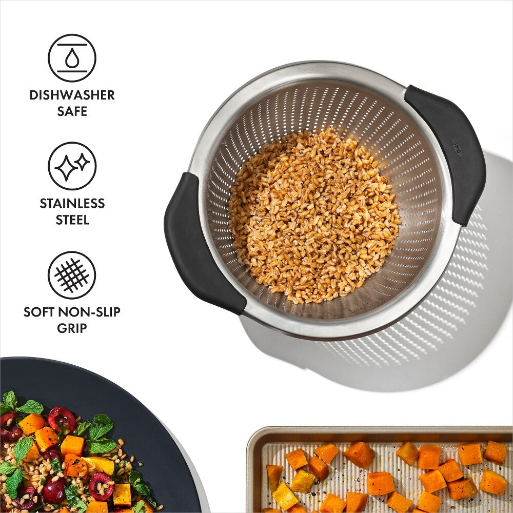 Stainless Steel 3 qt./ 2.8L Colander N3