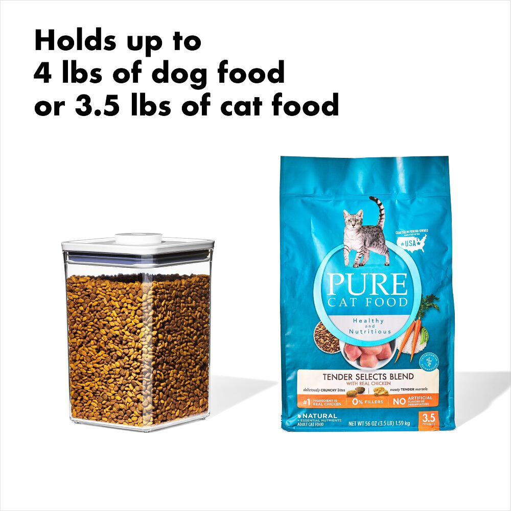 OXO Good Grips Pet POP Container – 4.4 Qt/4.2 L with Scoop M0