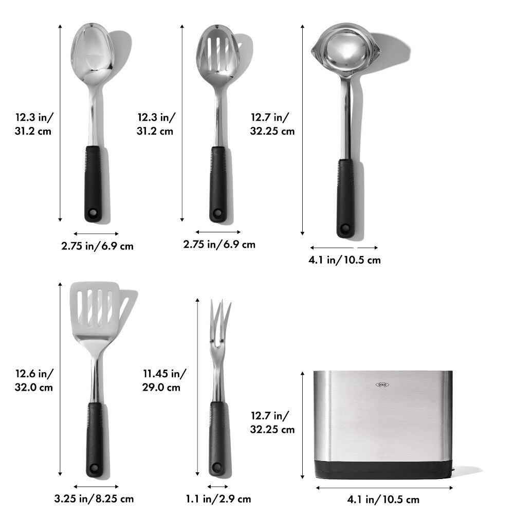 6-piece Prep & Serve Kitchen Tool Set X6