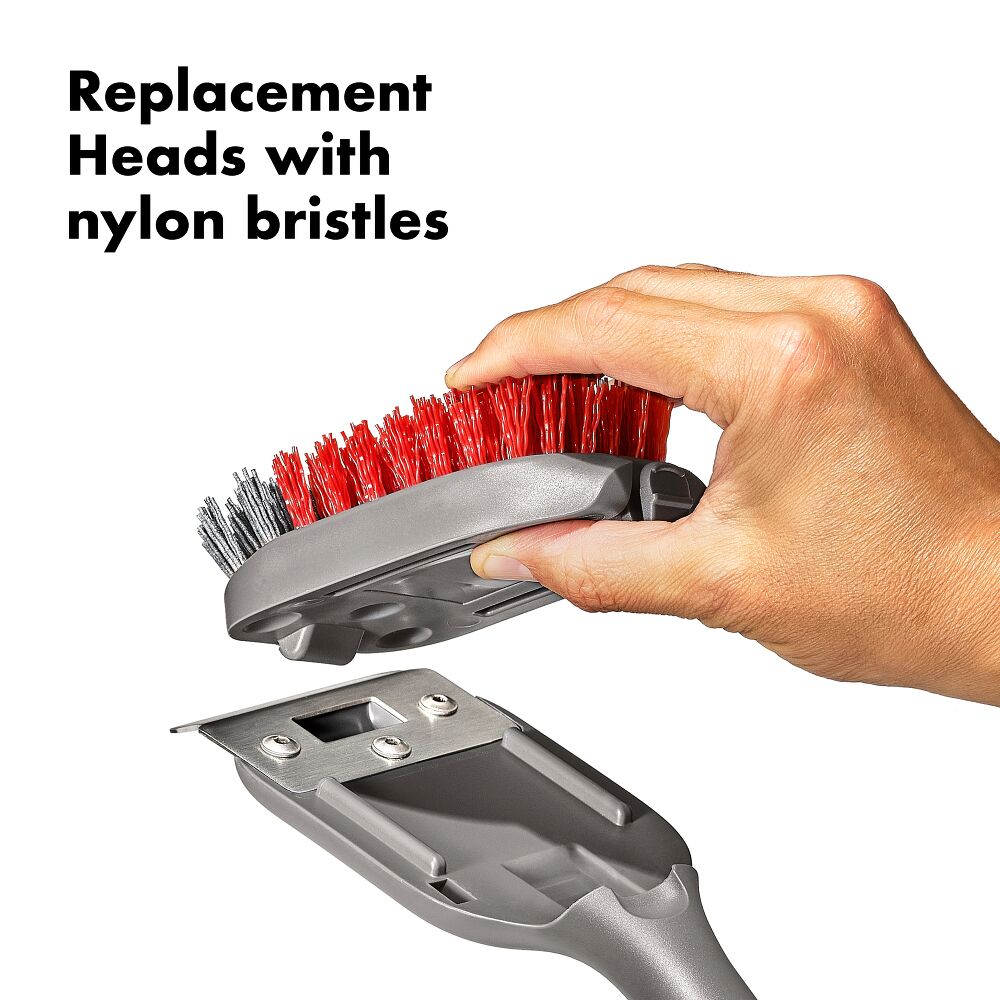OXO Good Grips Nylon Grill Brush for Cold Cleaning Replacement Heads F3