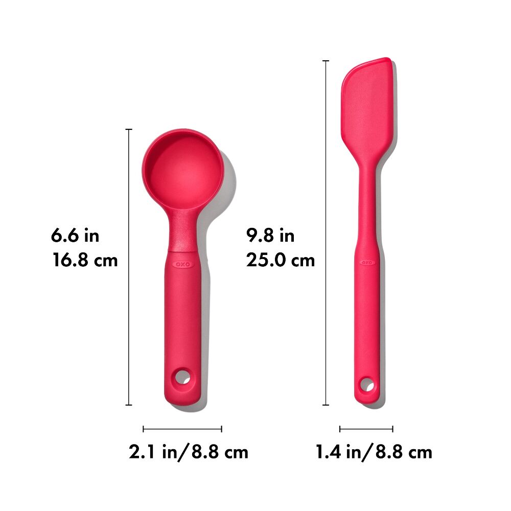 Silicone Cookie Scoop & Small Spatula Set U4