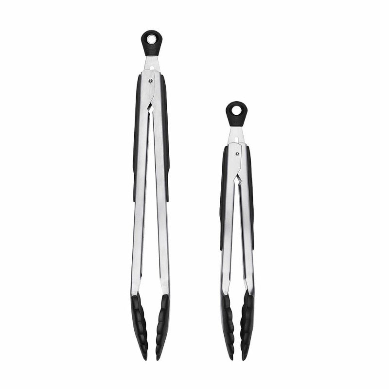 2-Piece Tongs with Nylon Heads Set X7