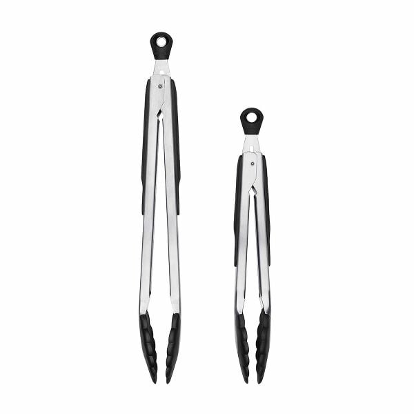 2-Piece Tongs with Nylon Heads Set X7