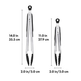 2-Piece Tongs with Nylon Heads Set X7