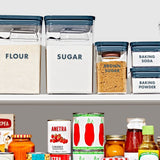 8-Piece Prelabeled Baking POP Container Set G8