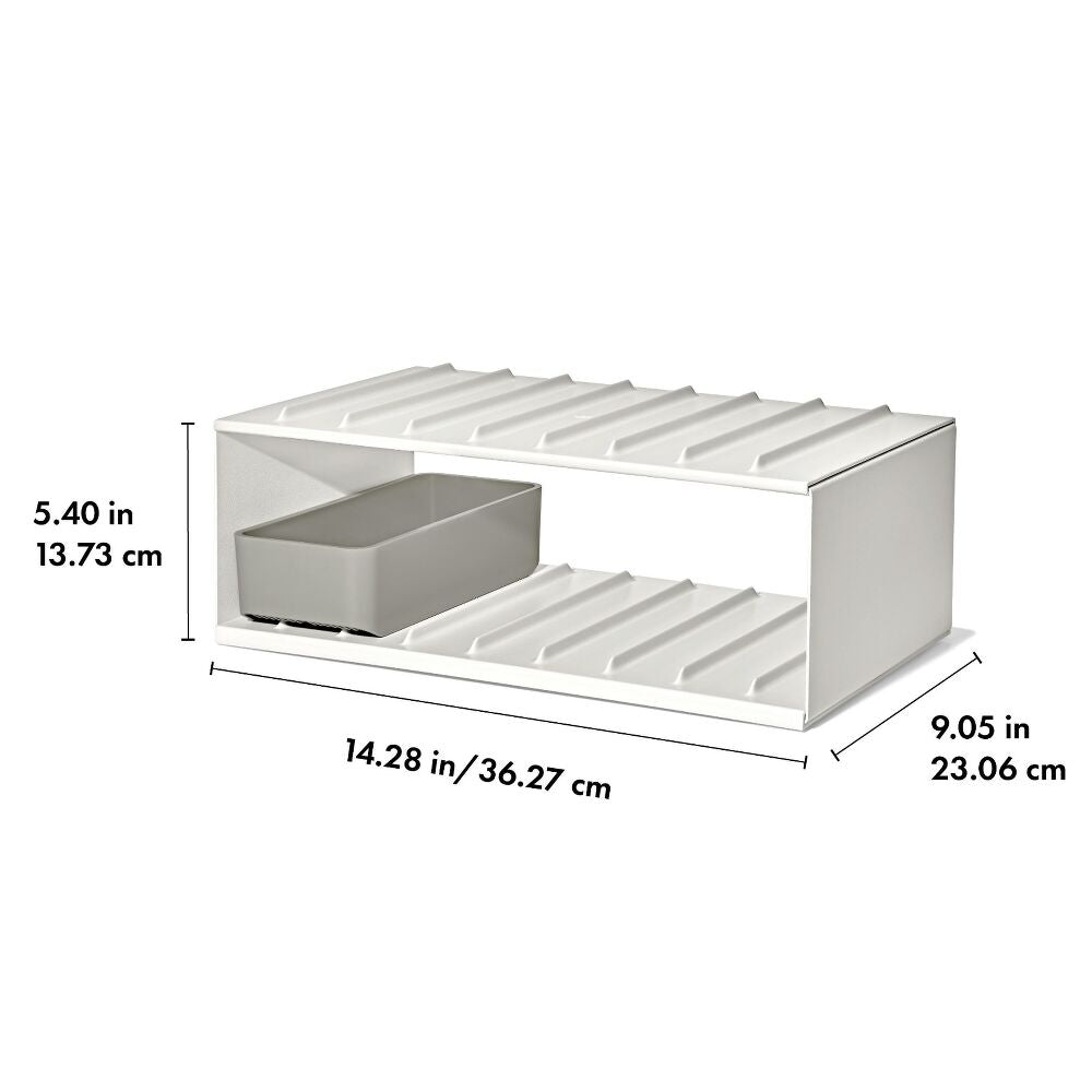 Water Bottle Organizer with Accessory Bin M8