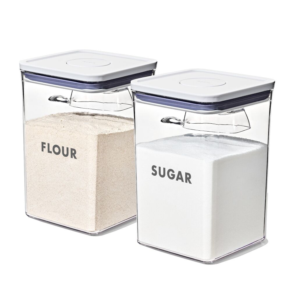8-Piece Prelabeled Baking POP Container Set G8