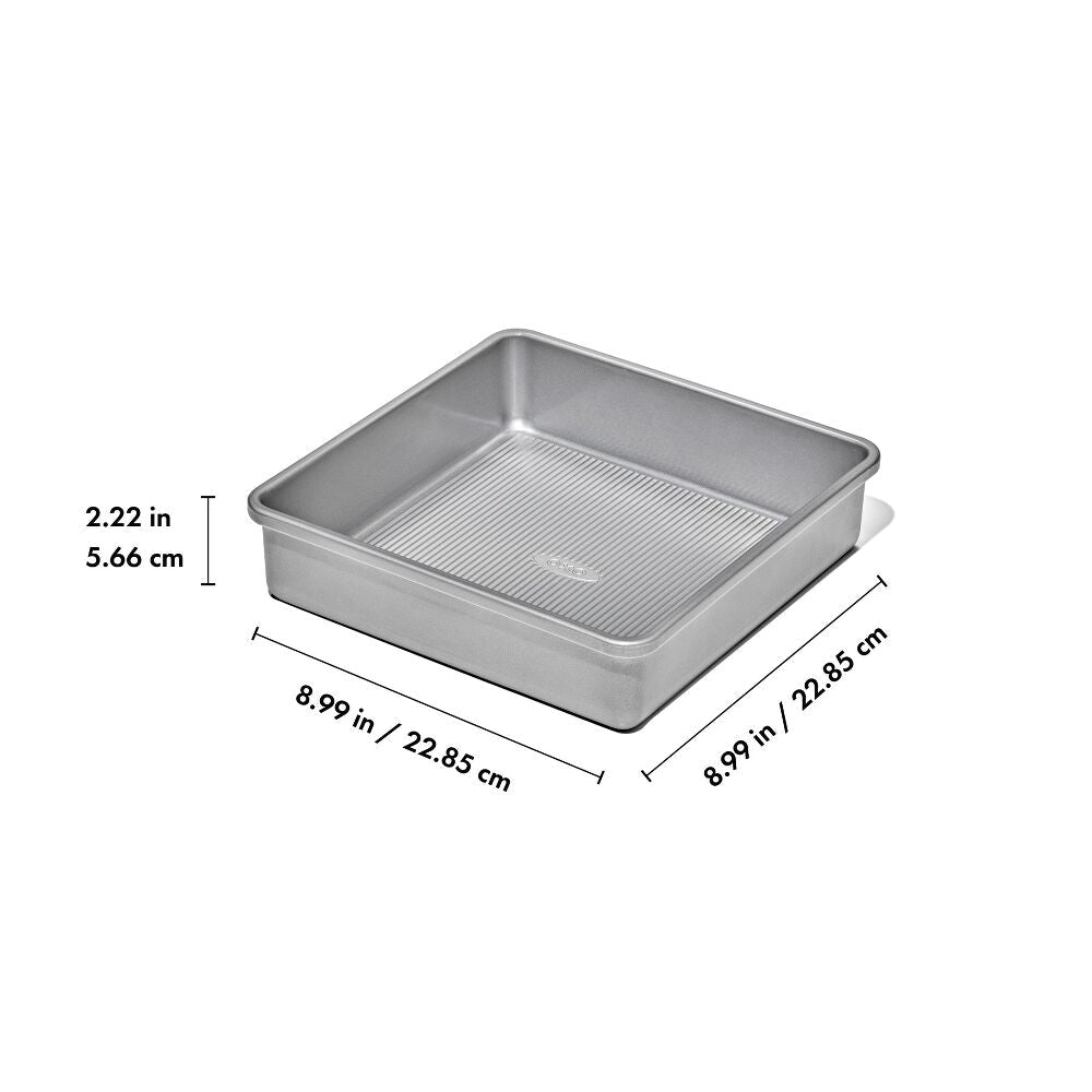 Nonstick Pro Clear Coated 9 In Square Cake Pan J8
