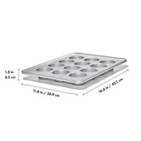 Nonstick Pro Clear Coated 12 Cup Muffin Pan Y6