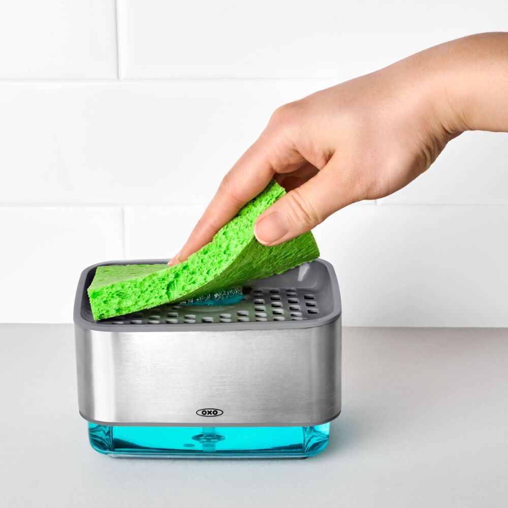 Soap Dispensing Sponge Holder F0