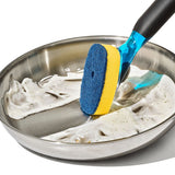 Soap Dispensing Dish Scrub C6