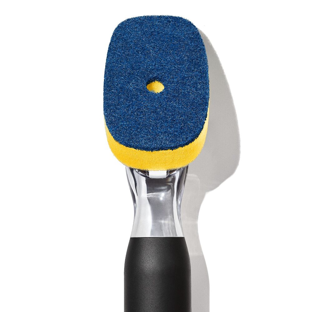 Soap Dispensing Dish Scrub C6