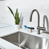 Soap Dispensing Dish Brush Storage Set U3