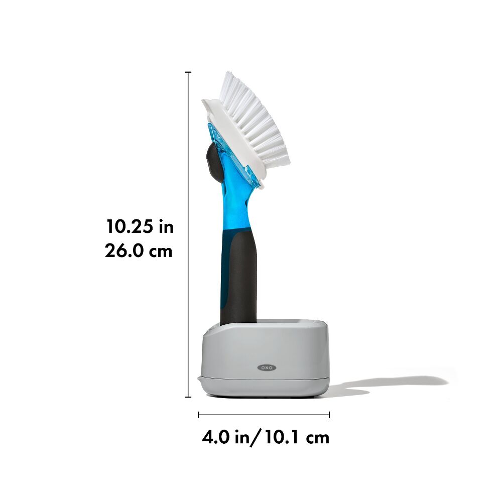 Soap Dispensing Dish Brush Storage Set E9