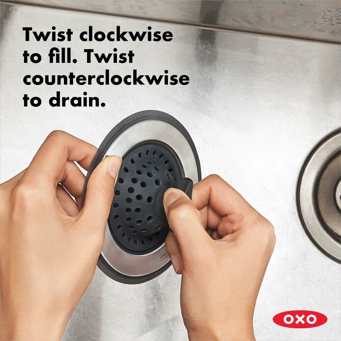 2-in-1 Silicone Sink Strainer with Stopper G1