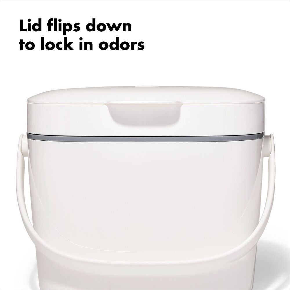 Easy-Clean Compost Bin - 1.75 Gal Q5