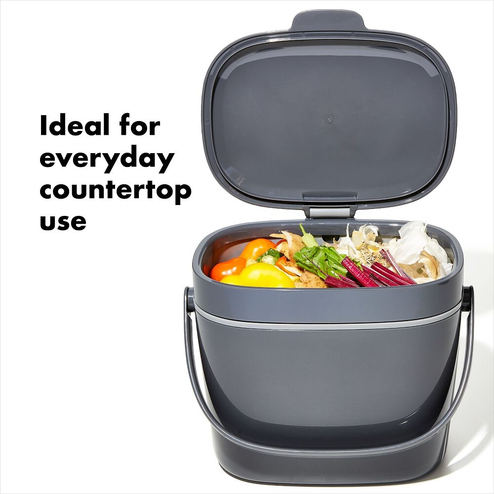 Easy-Clean Compost Bin - 1.75 Gal Q5