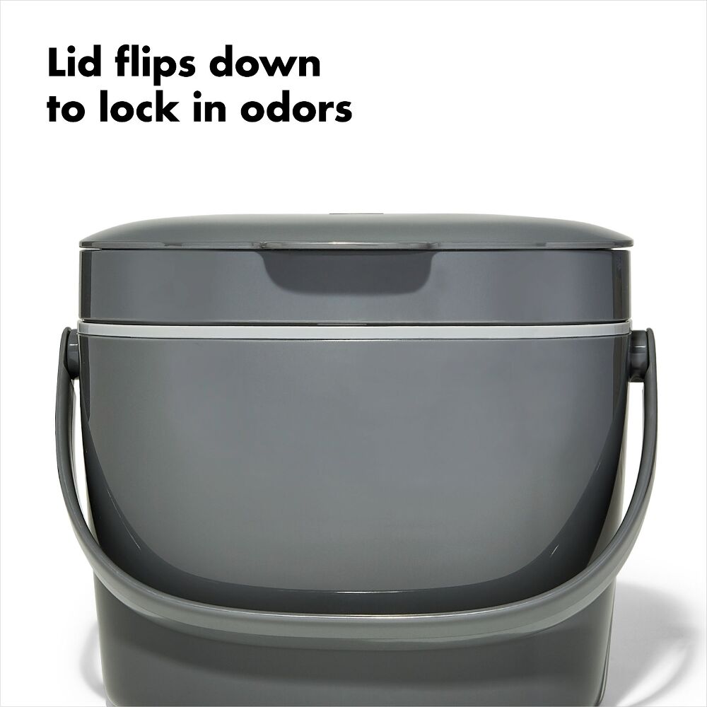 Easy-Clean Compost Bin - 1.75 Gal Q5