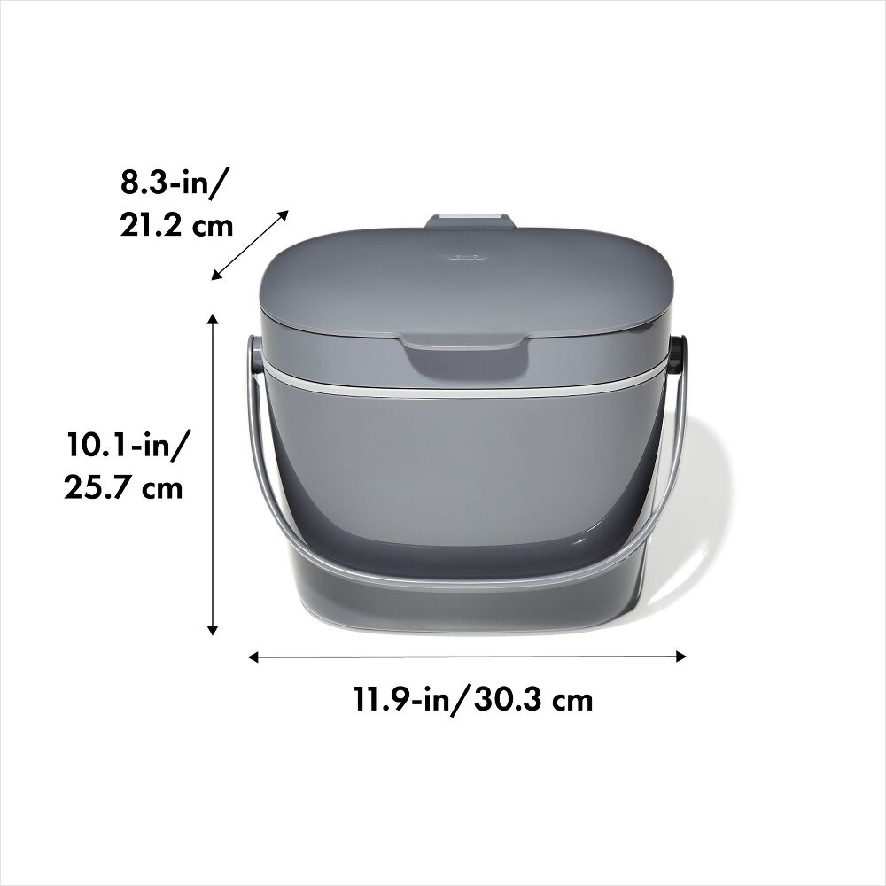 Easy-Clean Compost Bin - 1.75 Gal Q5