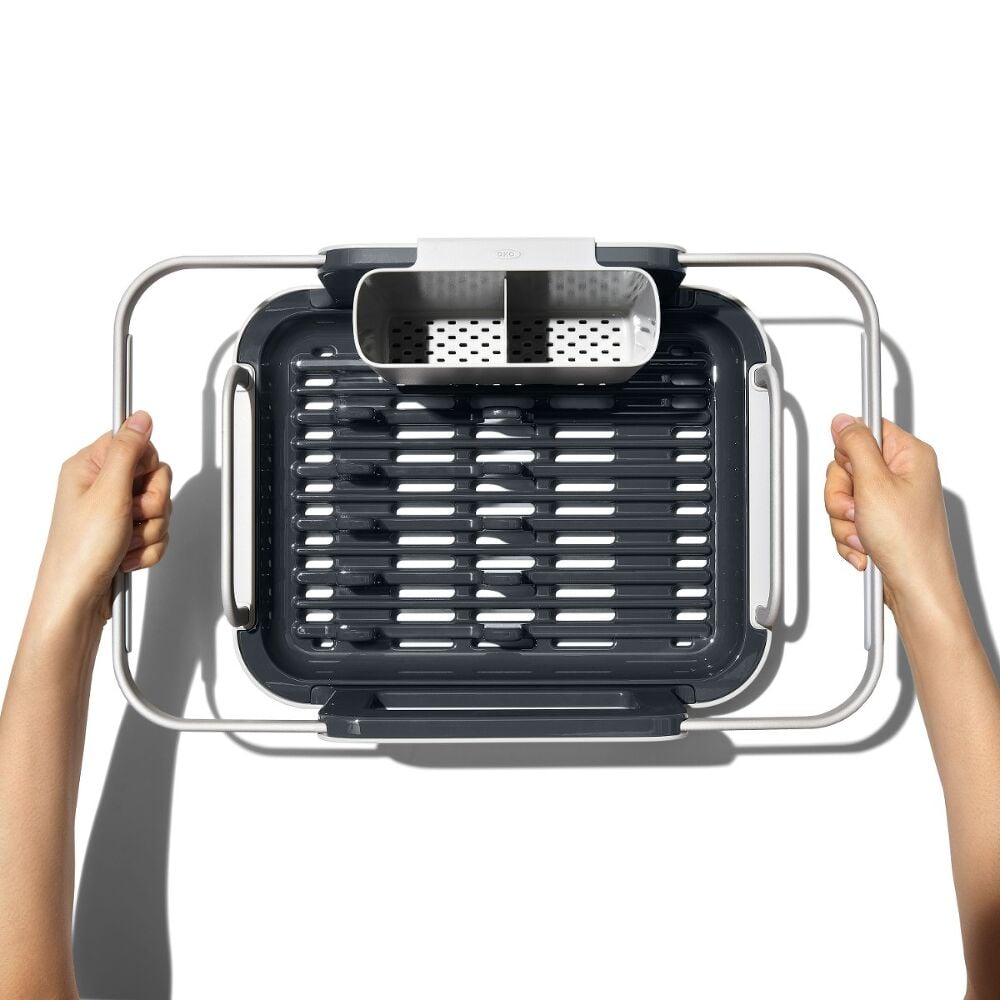 Over-the-sink Aluminum Dish Rack R0