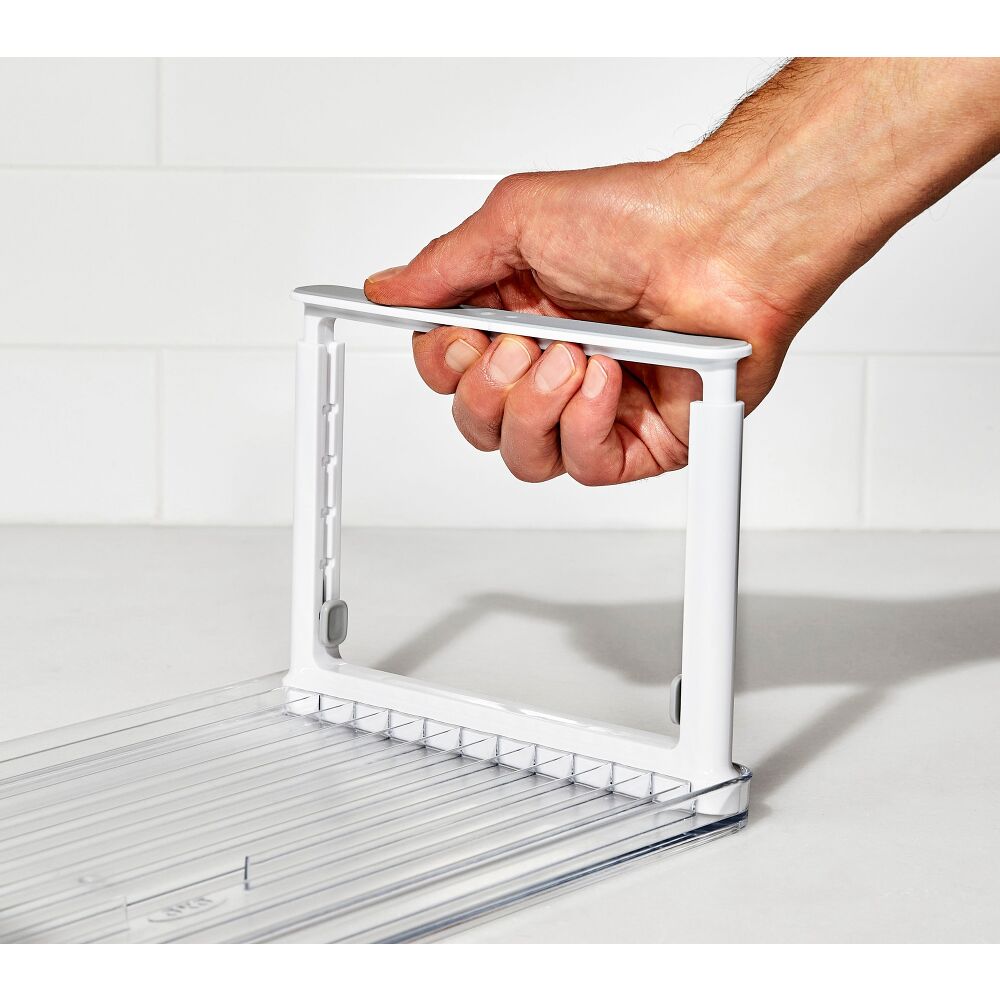 Adjustable Refrigerator Shelf Riser V4