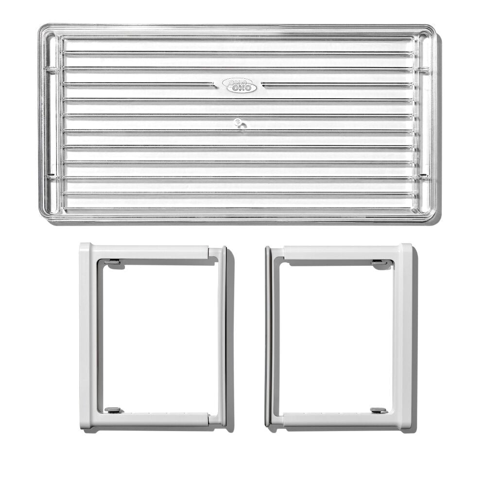 Adjustable Refrigerator Shelf Riser O0