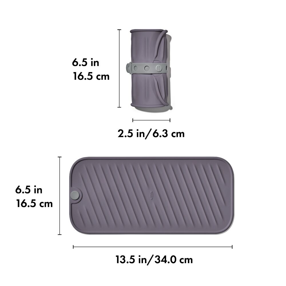 Hot Styling Tool Mat - Gray F4