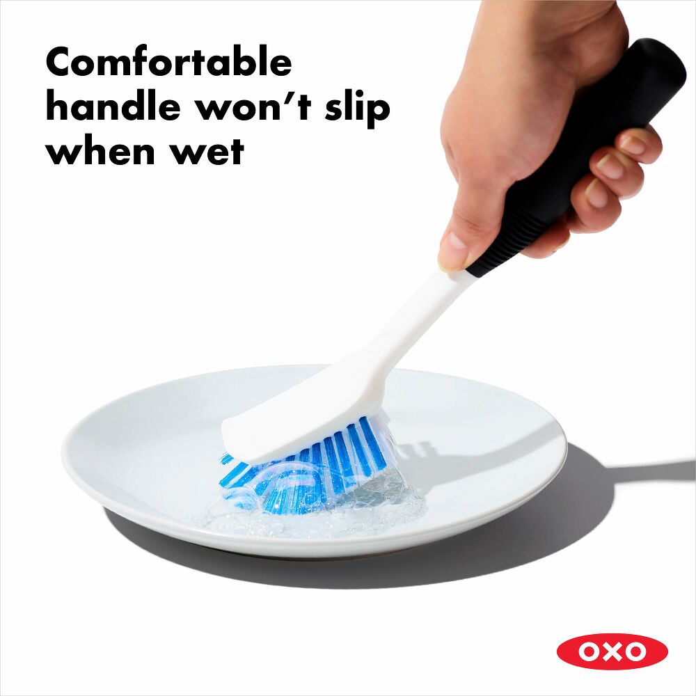 Dish Brush with Scraper J6