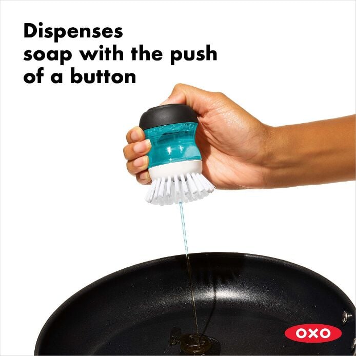 Soap Dispensing Palm Brush Y9