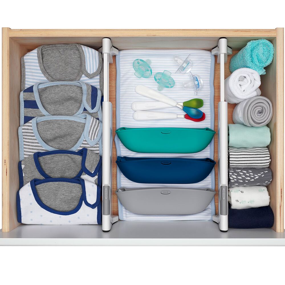 OXO TOT Expandable Dresser Drawer Divider - 4 Pack J4